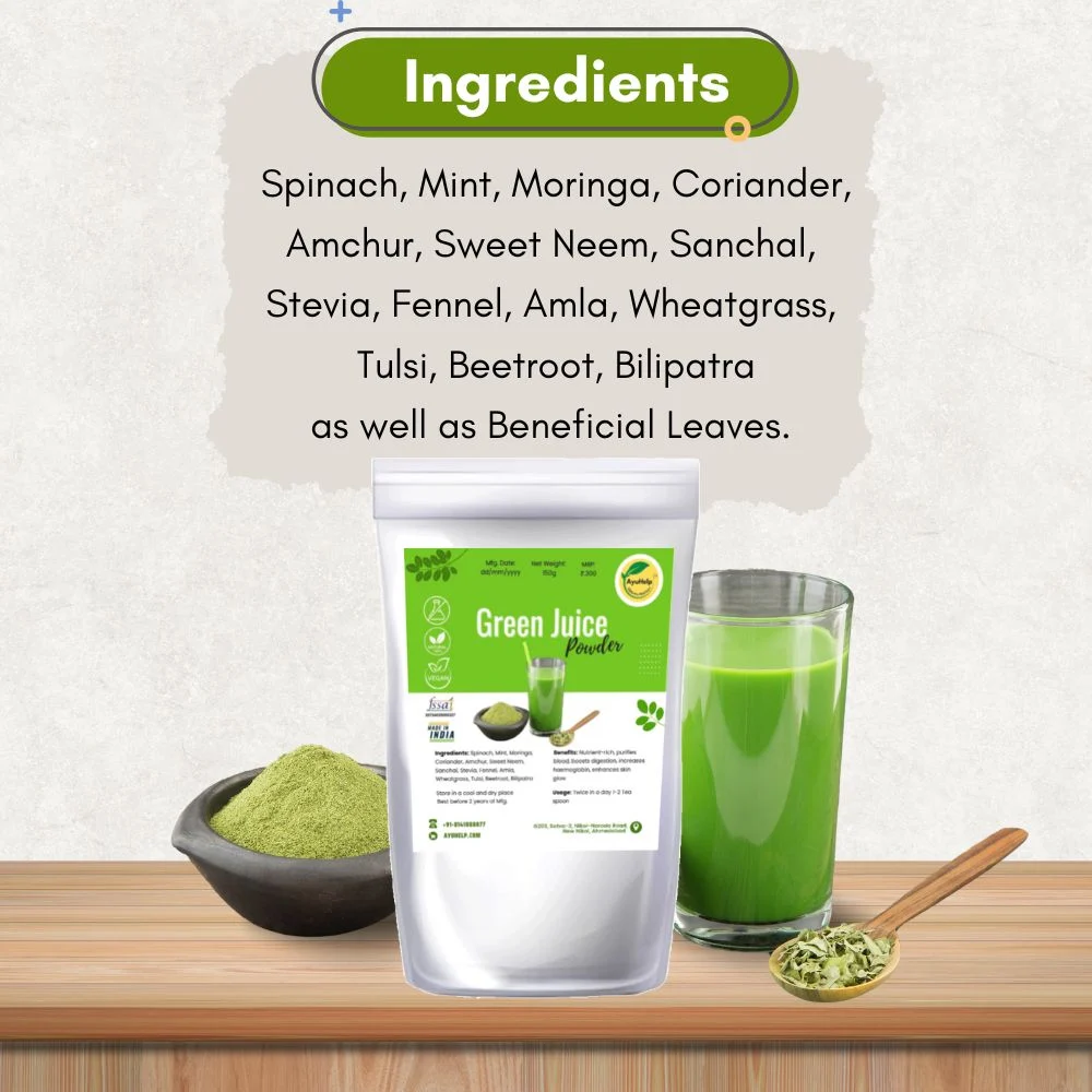 Green Juice Powder - AyuHelp Naturopathy